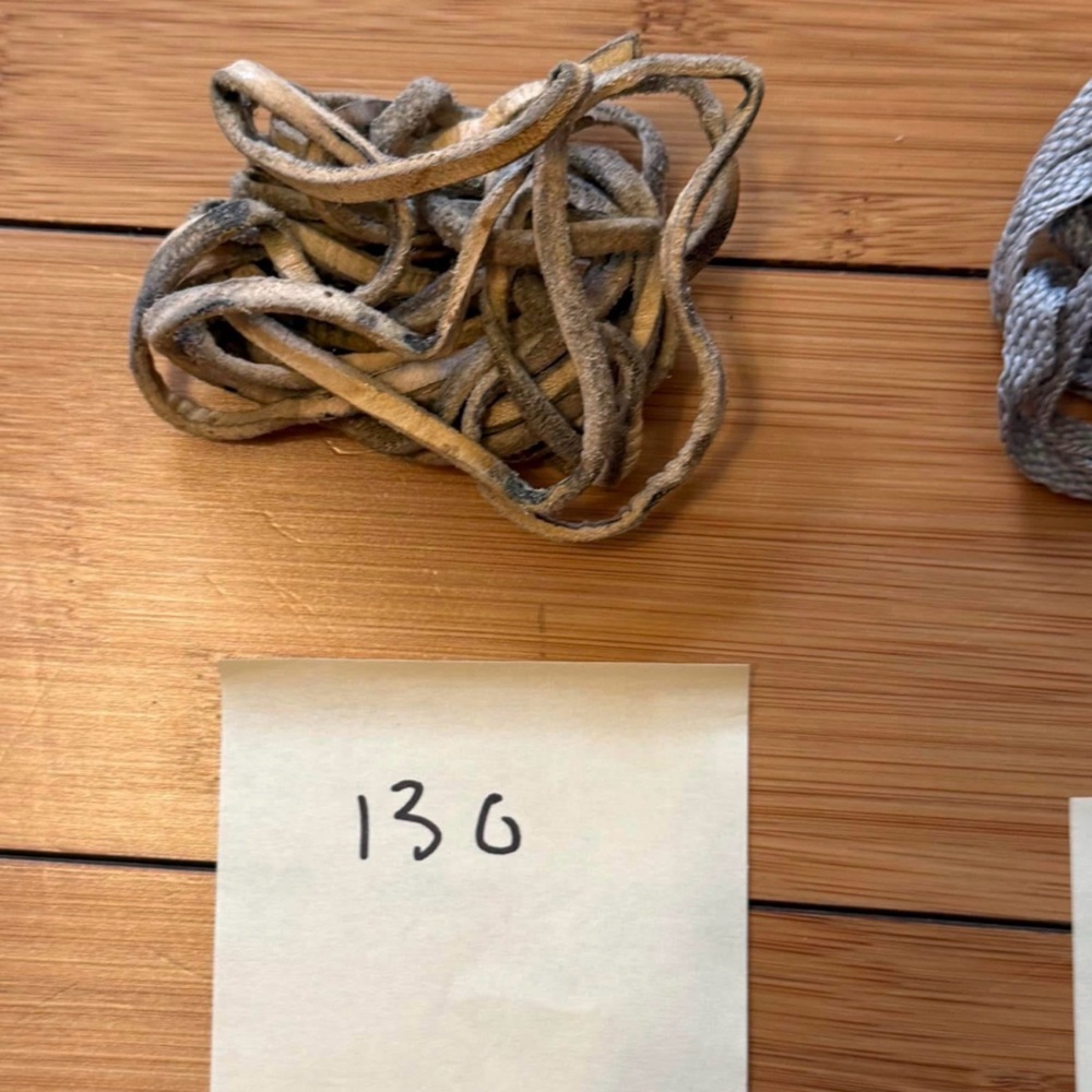 Genuine Golden Goose Leather 130 cm laces for sale vintage